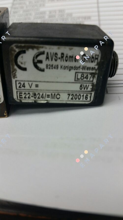 70001138 - E22-024/= -M0 Solenoid coil IP00 Manyetik bobin