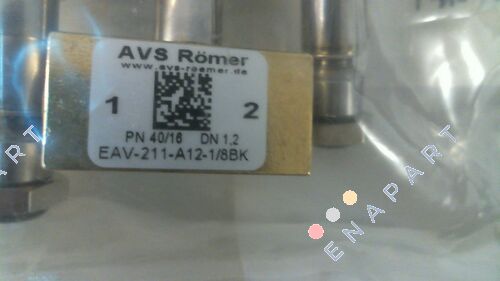 EAV-211-A12-1/8BK-00 Bölüm 2/2 yollu solenoid valf