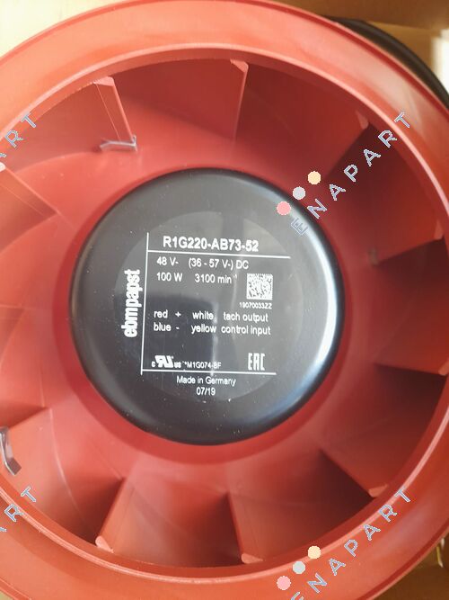 R1G220-AB73-52 Radyal fan geriye