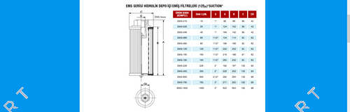 EMS-45  FİLTRE