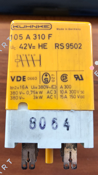 RS-9502-42VDC / 160.000124 röleler