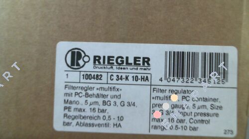 100482 / C 34-K 10-HA Filtre regülatörü