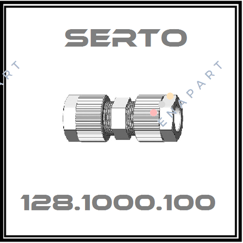 128.1000.100 PVDF, düz bağlantı